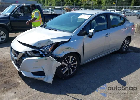 2020 Nissan Versa Sv Xtronic Cvt из США, поврежденный, VIN 3N1CN8EV9LL854836